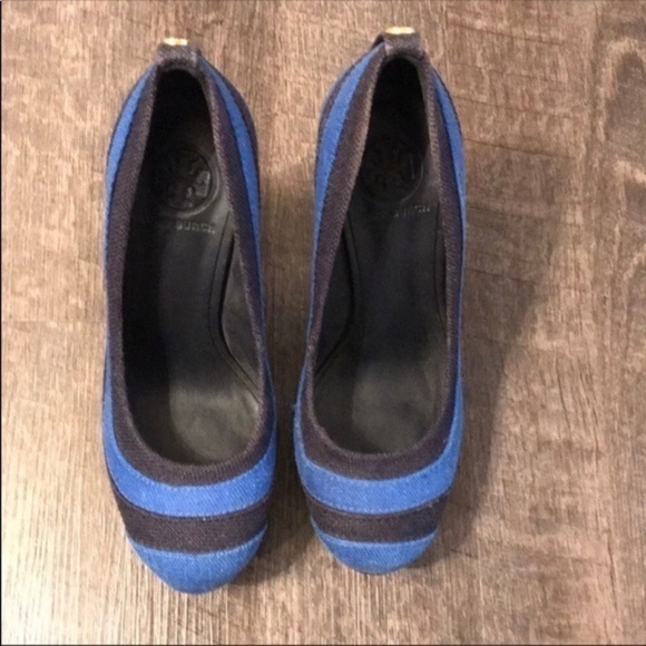 Tory Burch Tweed Wood platform heels - Picture 4 of 7